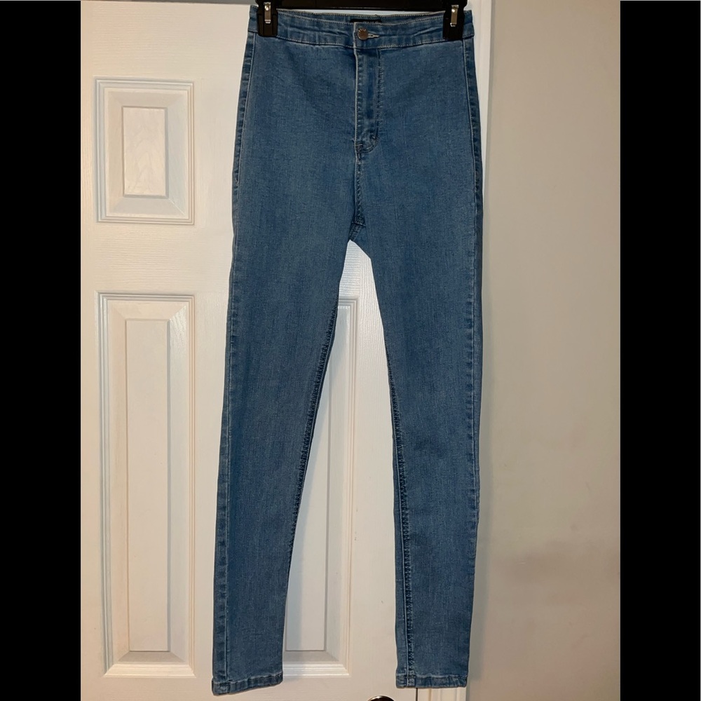 SHEIN Straight Leg Blue Jeans, Size 25